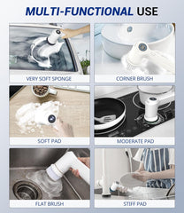 Baraka™ Electric Cleaning Scrubber – Effortless Home & Kitchen Cleaning